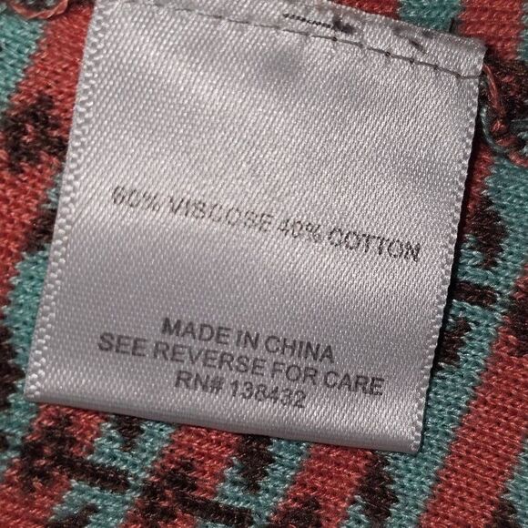 Modcloth Womens Brown Floral Ruffle Trim Sweater Medium - Picture 5 of 5